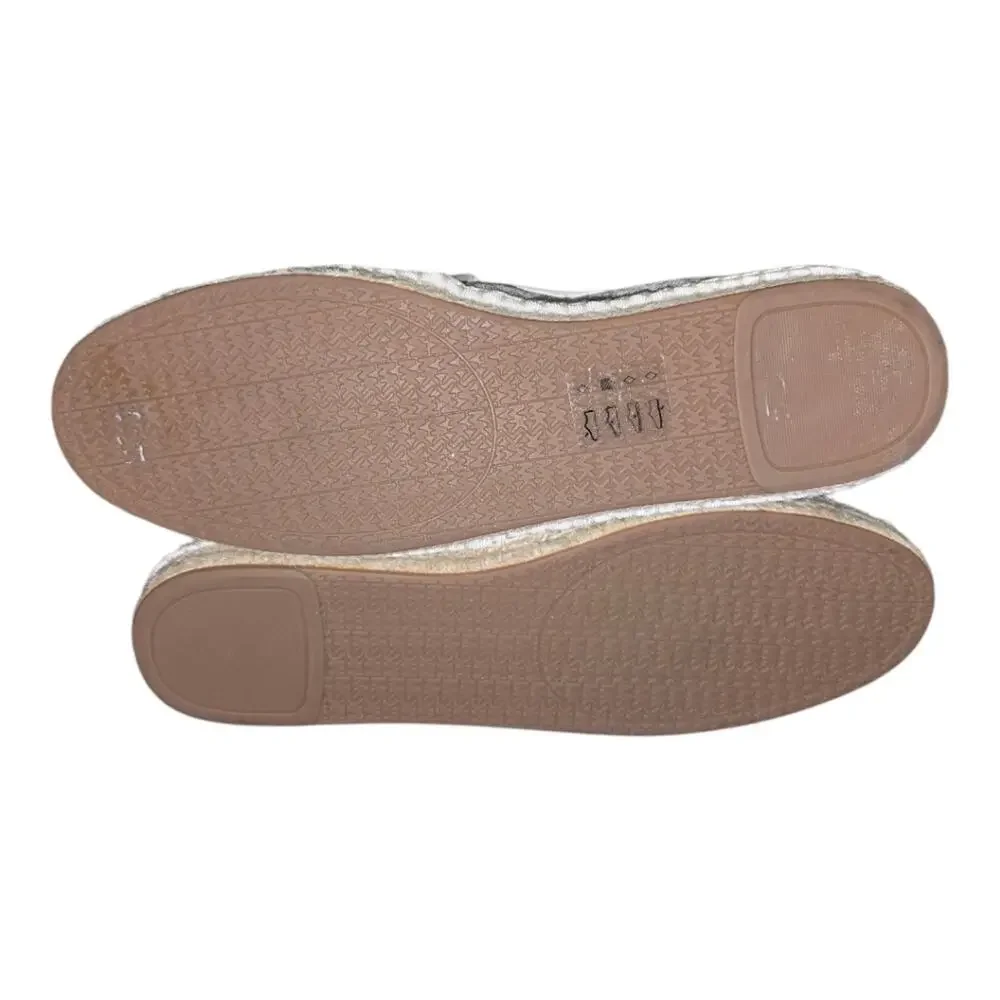 Michael Kors Women's Cream Logo Espidrille‎ Slip-On Shoes Size 10 New